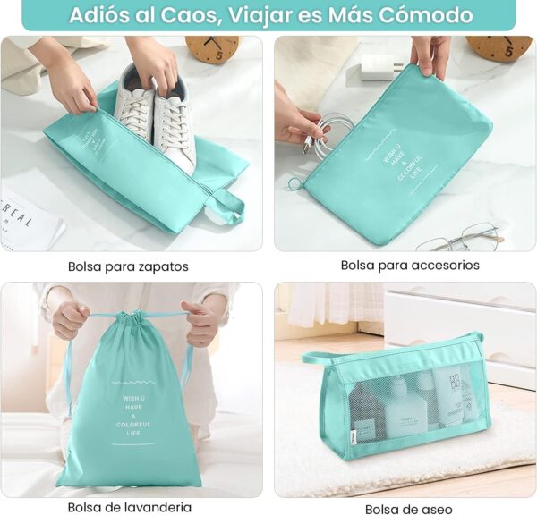 Juego de 11 de Organizador de Viaje para Maletas - Image 6