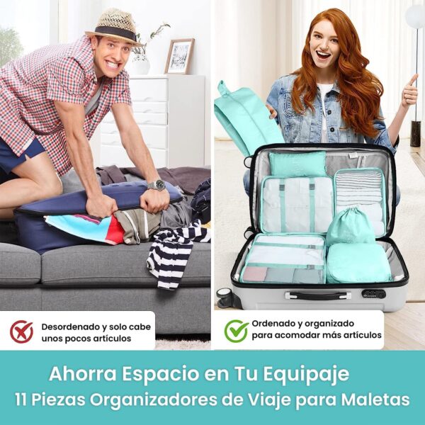 Juego de 11 de Organizador de Viaje para Maletas - Image 4